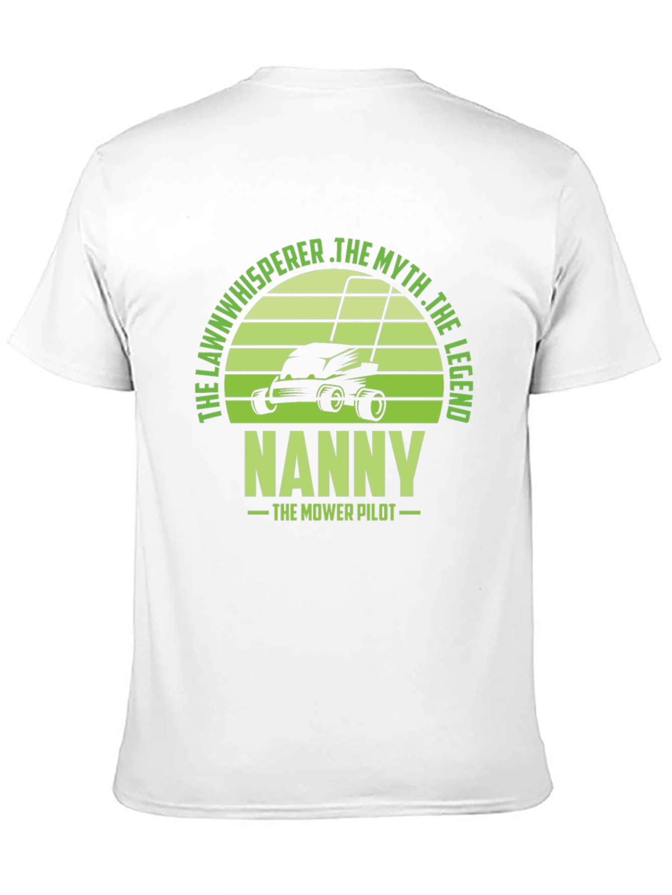 Camiseta Hombre Negra con Diseño de Jardinero NANNY
