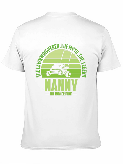 Camiseta Hombre Negra con Diseño de Jardinero NANNY