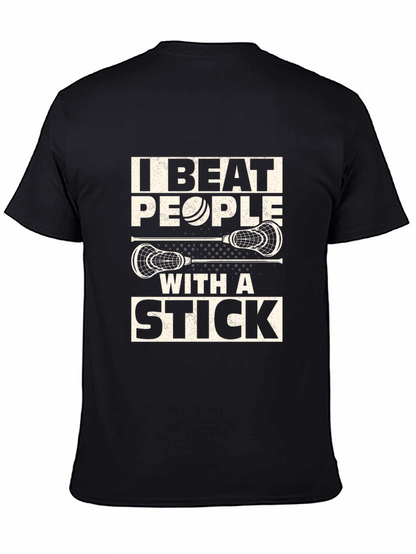 Camiseta Lacrosse: I Beat People With A Stick