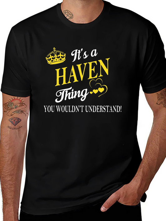 Camiseta Negra Haven Thing - ¡Exclusiva!