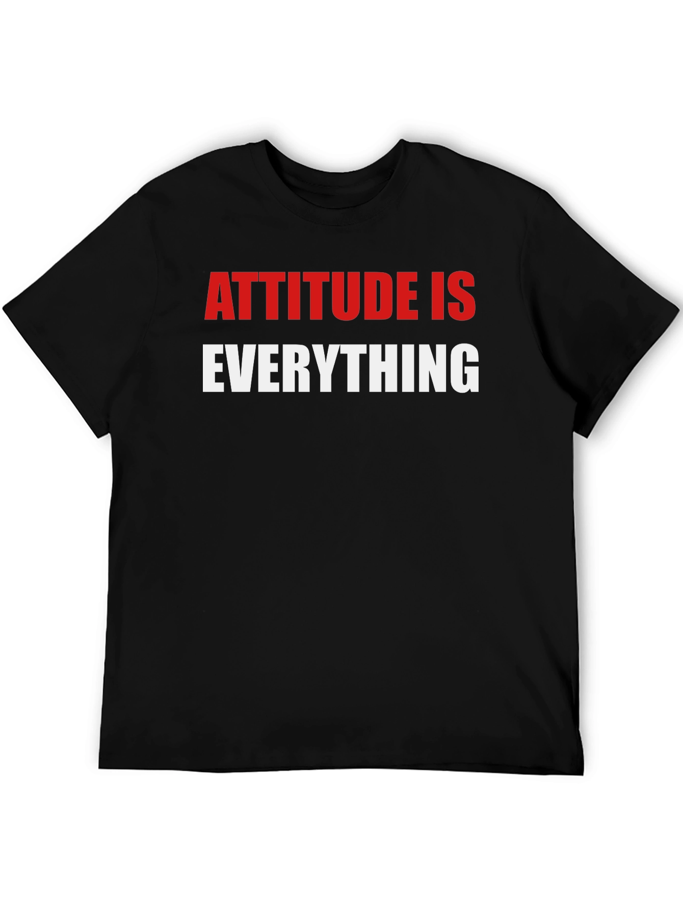 Camiseta Negra - Actitud Lo Es Todo