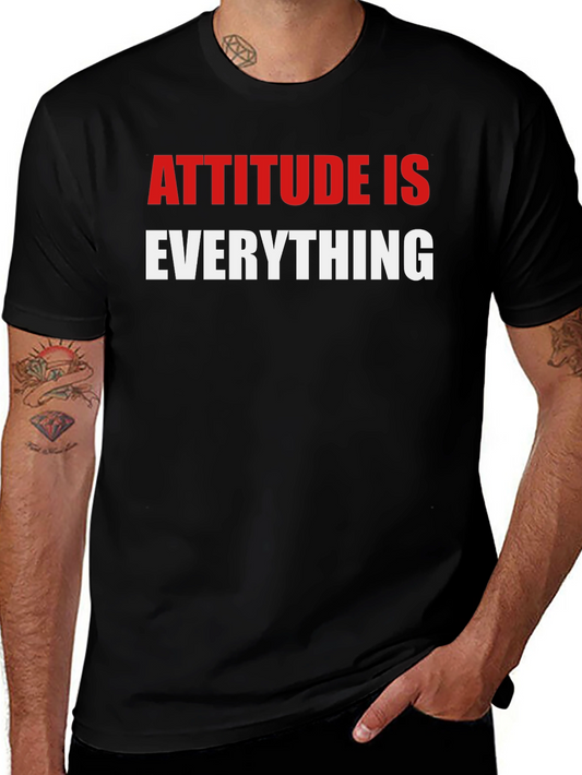 Camiseta Negra - Actitud Lo Es Todo