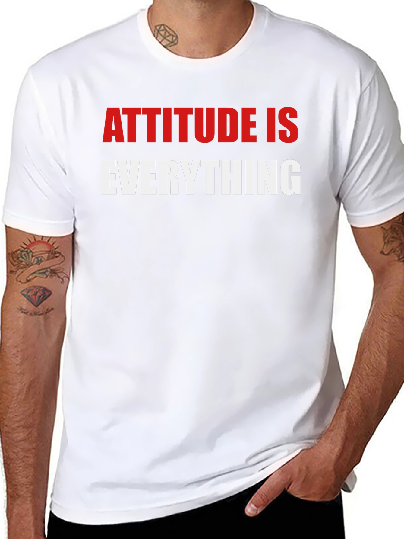 Camiseta Negra - Actitud Lo Es Todo