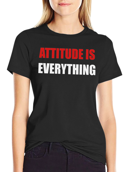 Camiseta Negra - Actitud Lo Es Todo