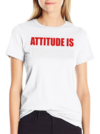 Camiseta Negra - Actitud Lo Es Todo