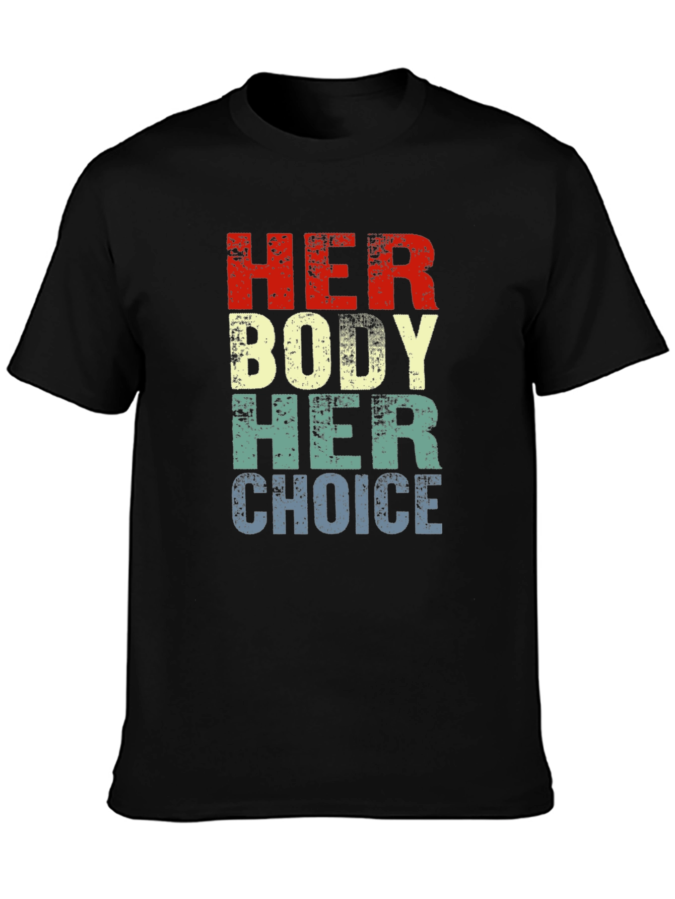 Camiseta Gráfica Her Body Her Choice - Pro Elección