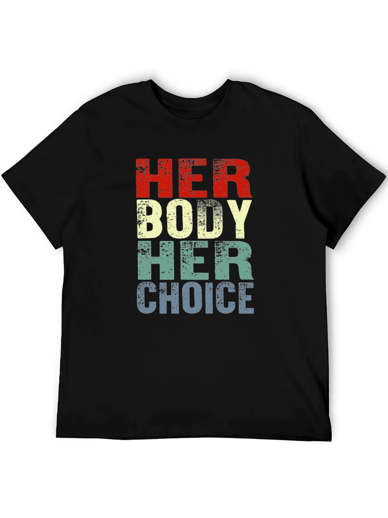 Camiseta Gráfica Her Body Her Choice - Pro Elección