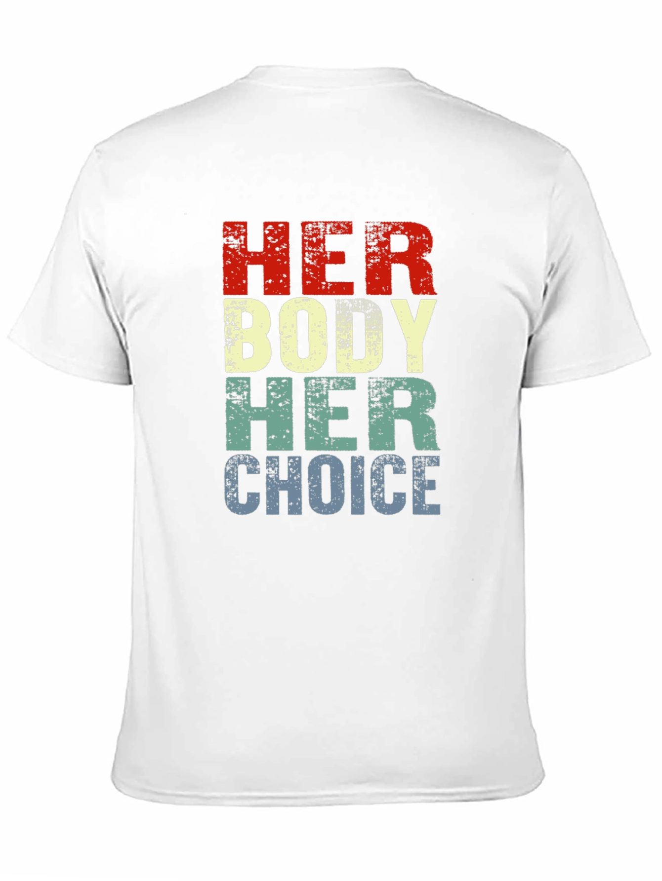 Camiseta Gráfica Her Body Her Choice - Pro Elección