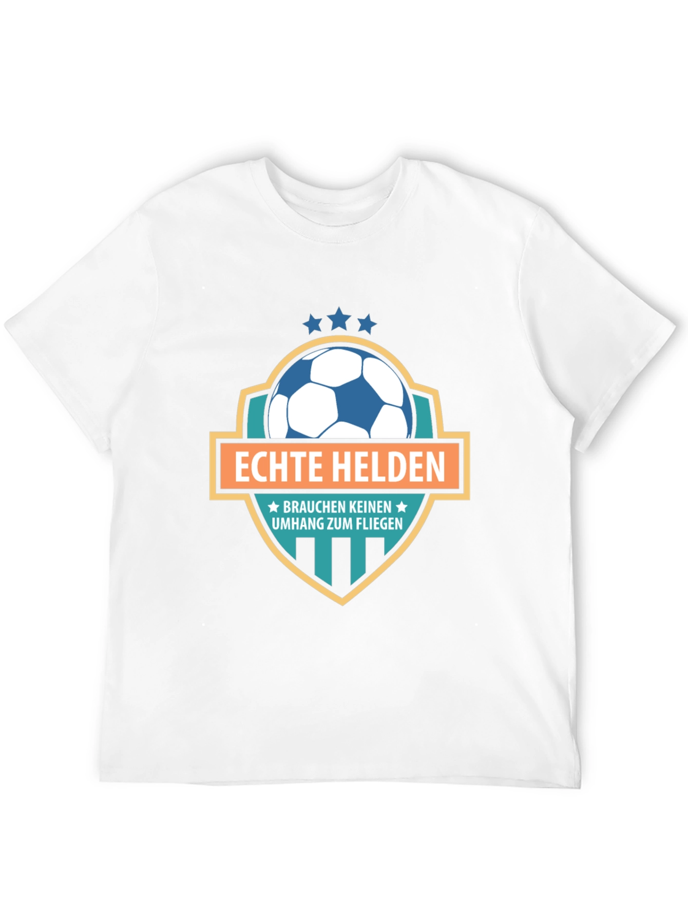 Camiseta Negra Fútbol Echte Helden