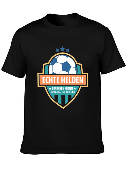 Camiseta Negra Fútbol Echte Helden