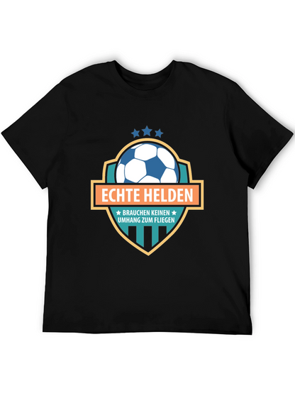 Camiseta Negra Fútbol Echte Helden