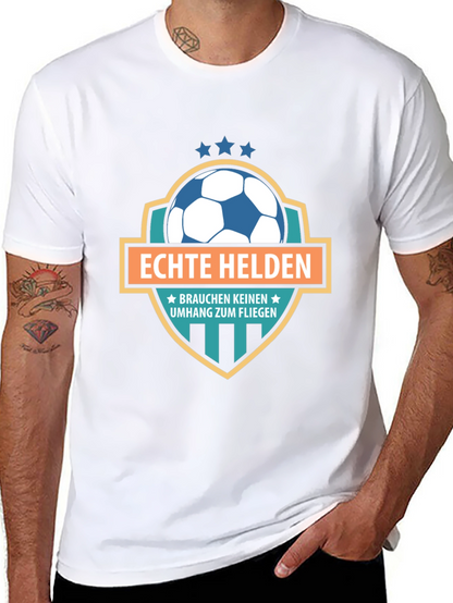 Camiseta Negra Fútbol Echte Helden