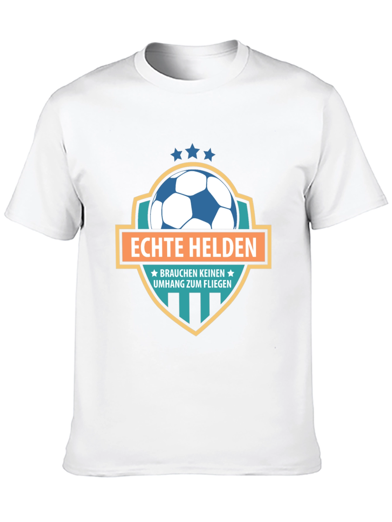 Camiseta Negra Fútbol Echte Helden