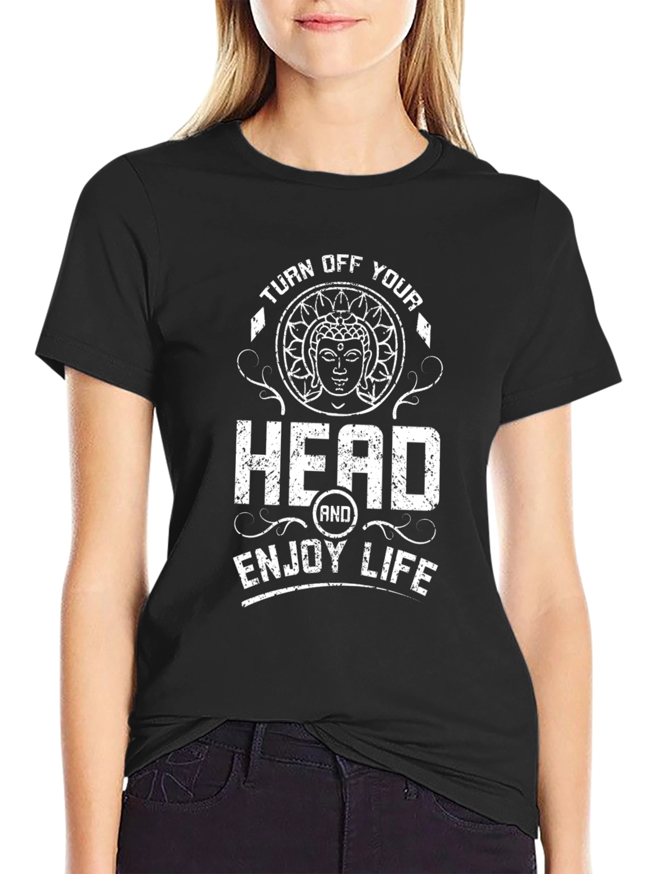 Camiseta Negra Relax Apaga tu Mente