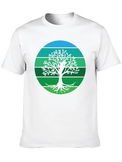 Camiseta Negra Árbol de la Vida Retro