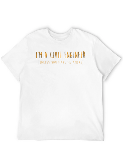 Camiseta Ingeniero Civil - No me hagas enojar