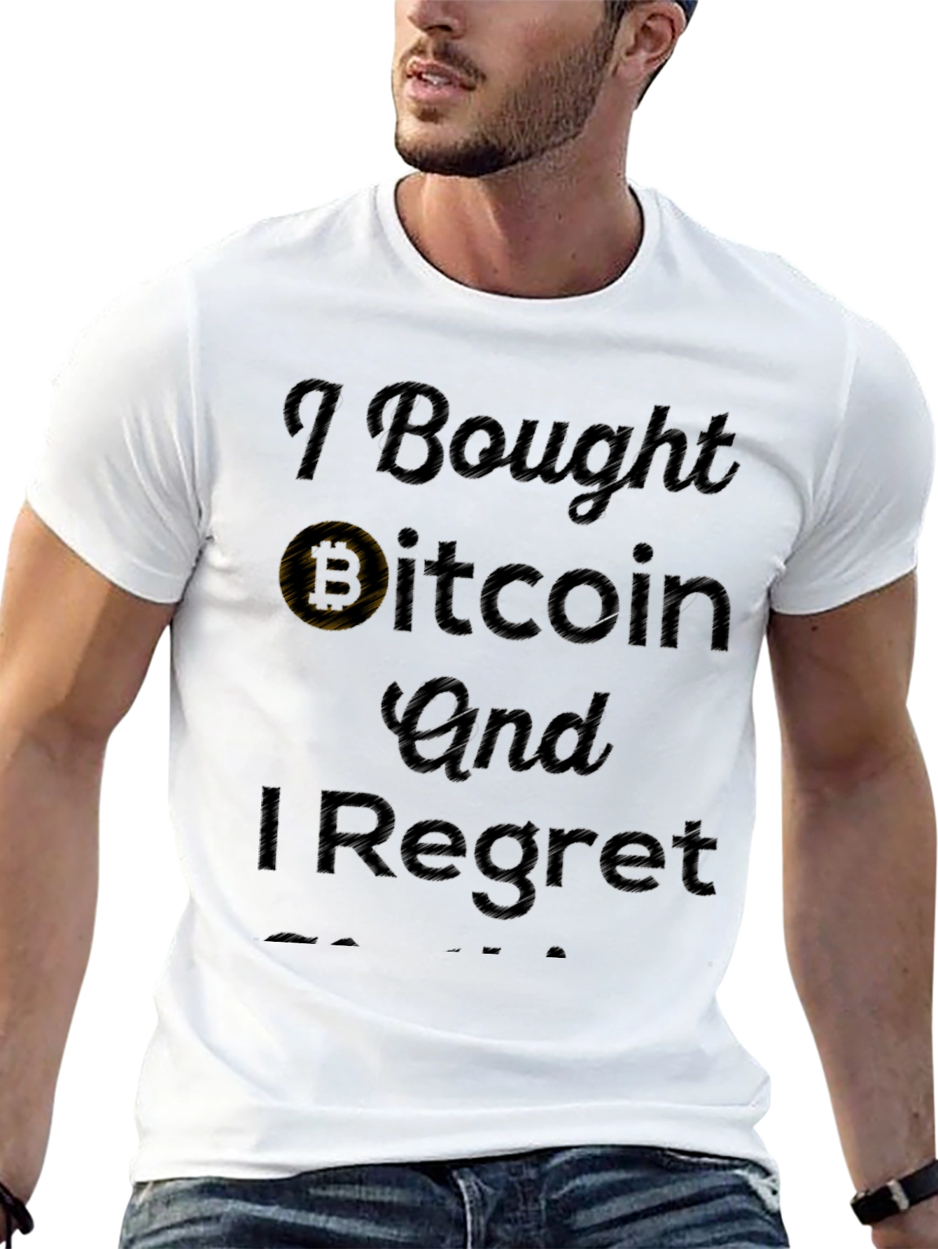 Camiseta Negra: Compré Bitcoin Y Me Arrepiento