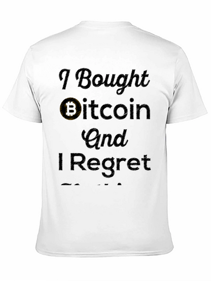 Camiseta Negra: Compré Bitcoin Y Me Arrepiento