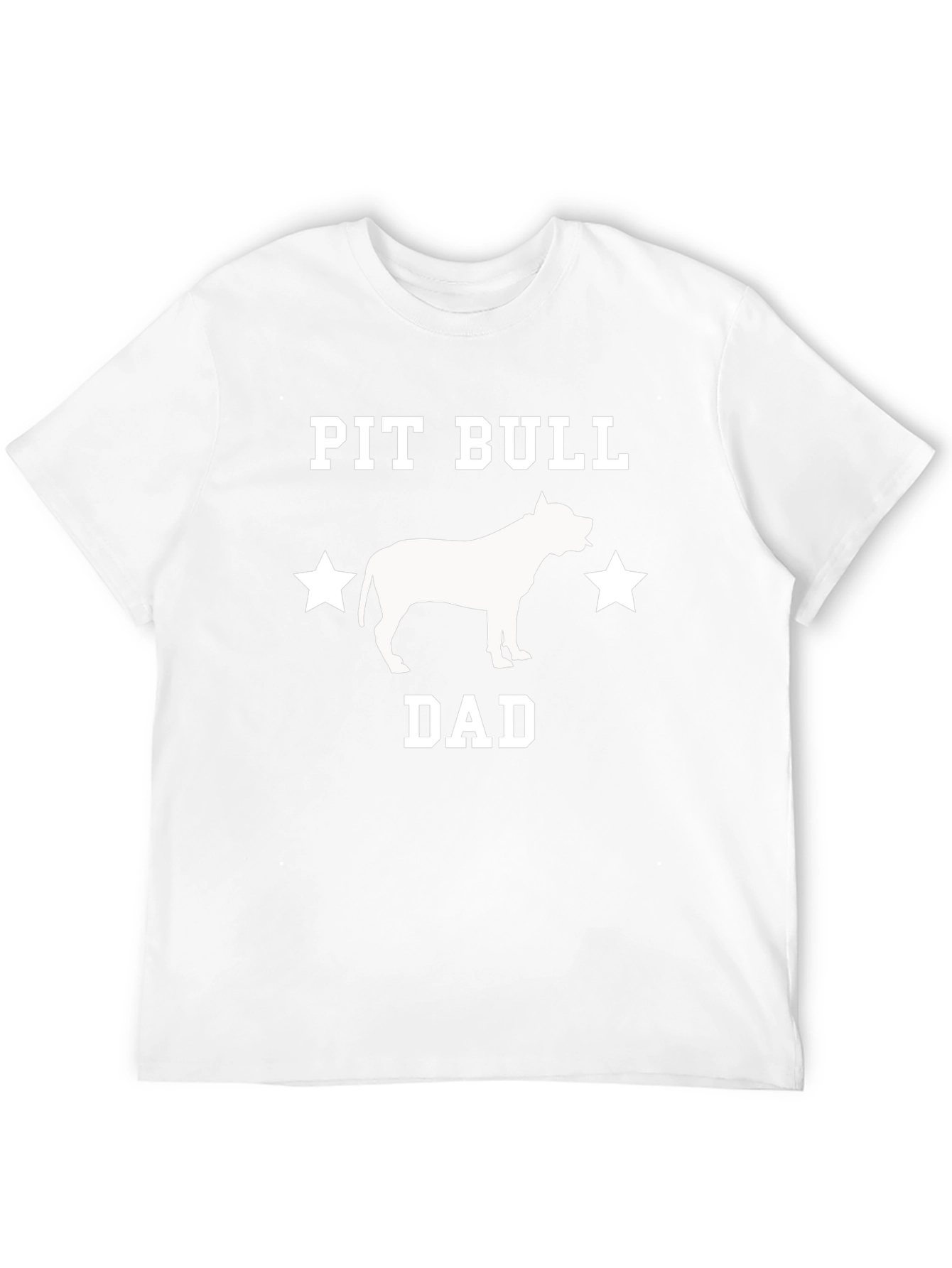 Camiseta Negra Pit Bull Dad