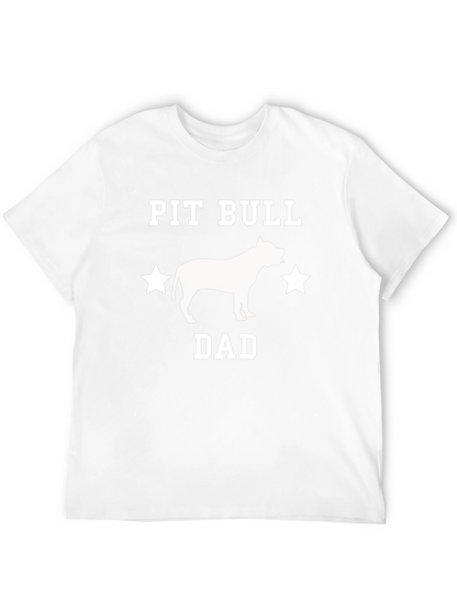 Camiseta Negra Pit Bull Dad