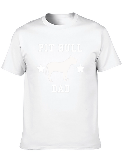 Camiseta Negra Pit Bull Dad