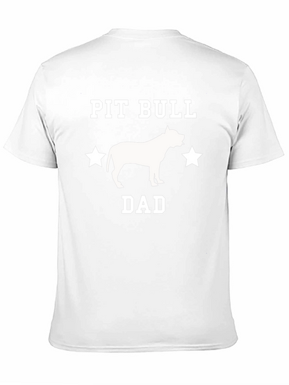 Camiseta Negra Pit Bull Dad