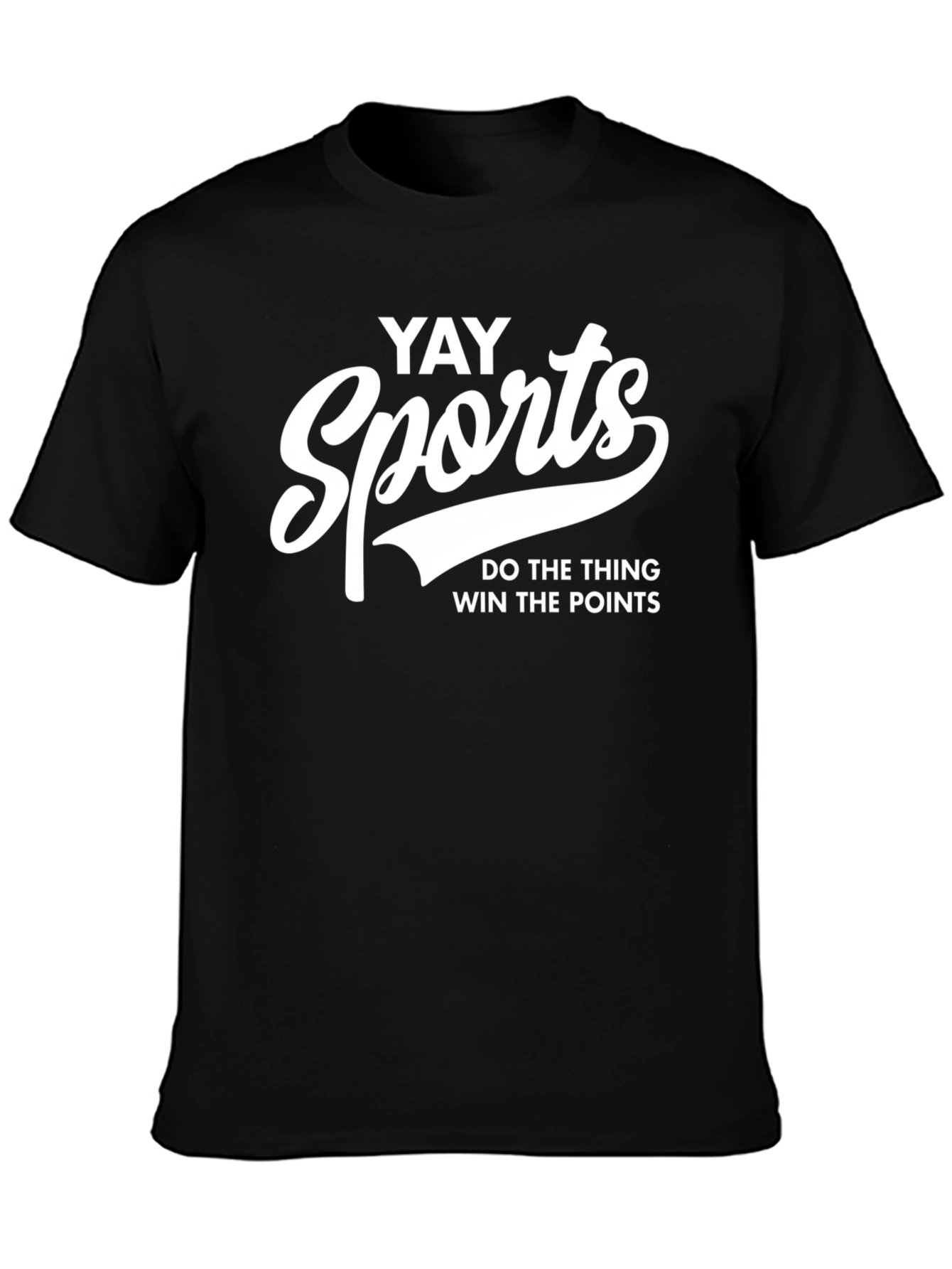 Camiseta Negra Yay Sports para Aficionados
