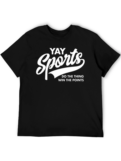 Camiseta Negra Yay Sports para Aficionados