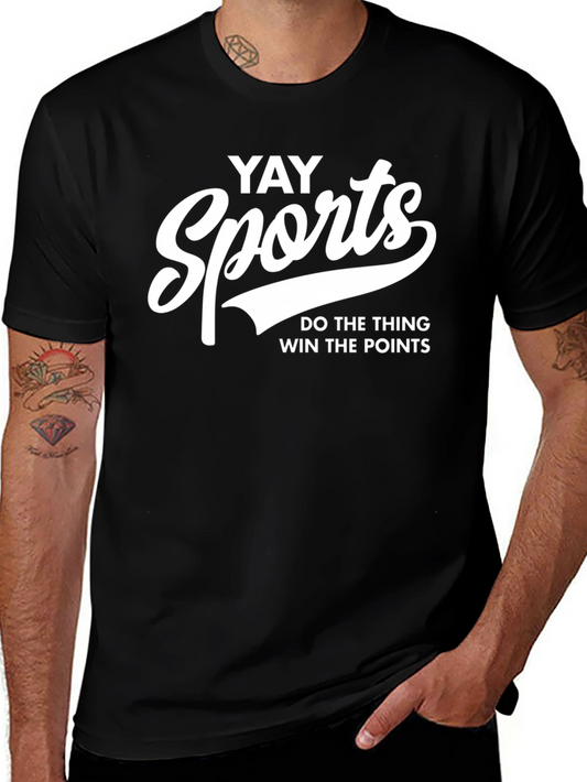 Camiseta Negra Yay Sports para Aficionados
