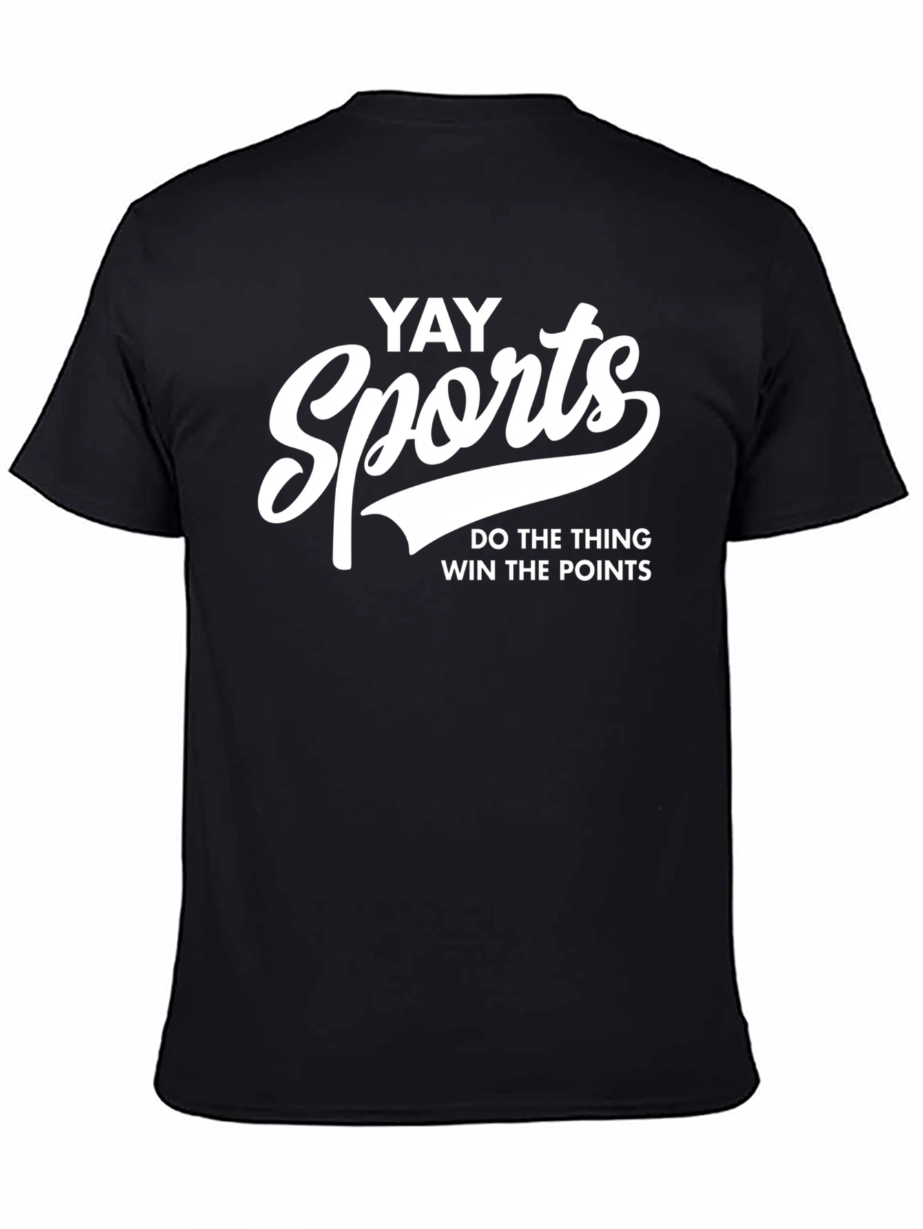 Camiseta Negra Yay Sports para Aficionados