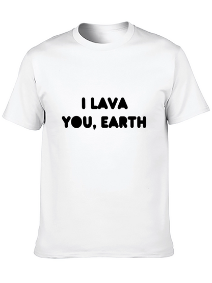 Camiseta Negra I Lava You Earth