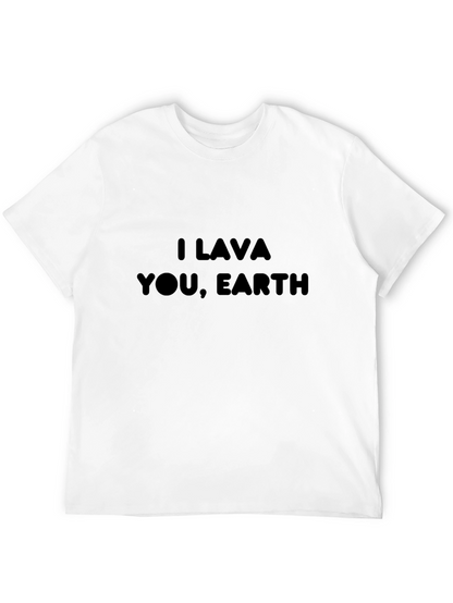 Camiseta Negra I Lava You Earth