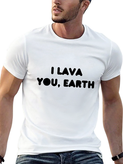 Camiseta Negra I Lava You Earth