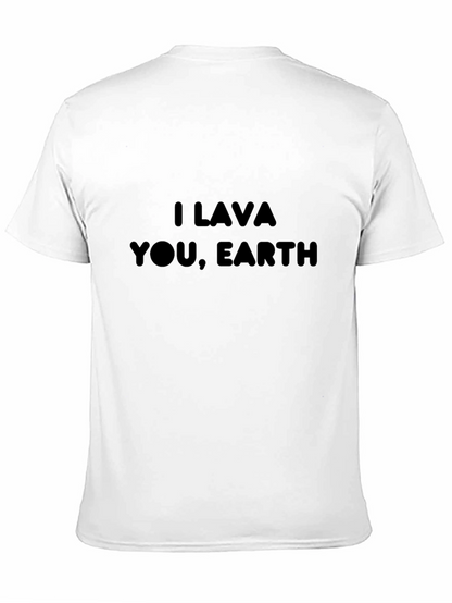 Camiseta Negra I Lava You Earth