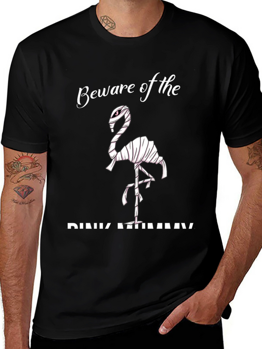 Camiseta Negra - Flamingo Momia