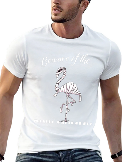 Camiseta Negra - Flamingo Momia
