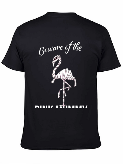 Camiseta Negra - Flamingo Momia