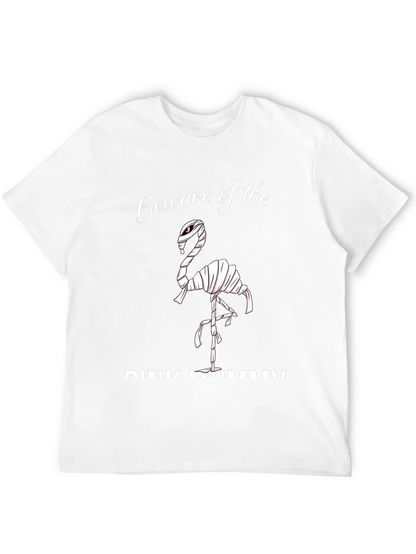 Camiseta Negra - Flamingo Momia