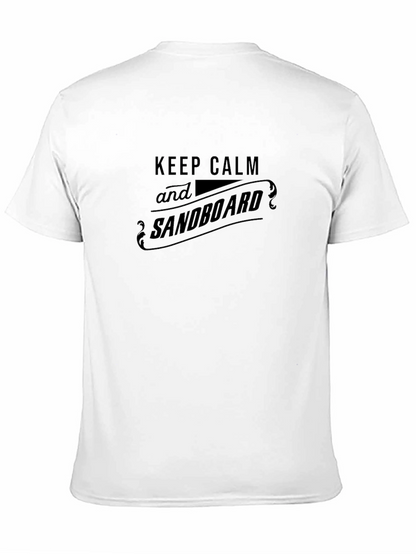 Camiseta Negra Keep Calm and Sandboard