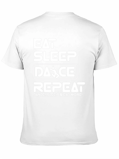 Camiseta Negra: Eat Sleep Dance Repeat