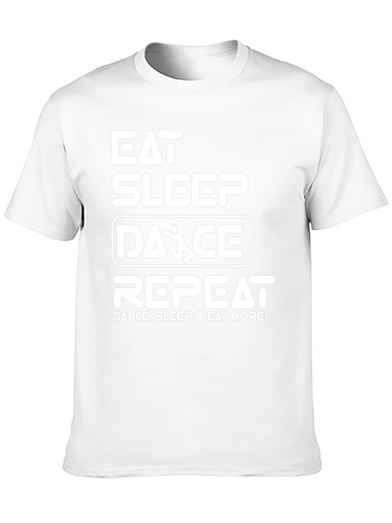 Camiseta Negra: Eat Sleep Dance Repeat