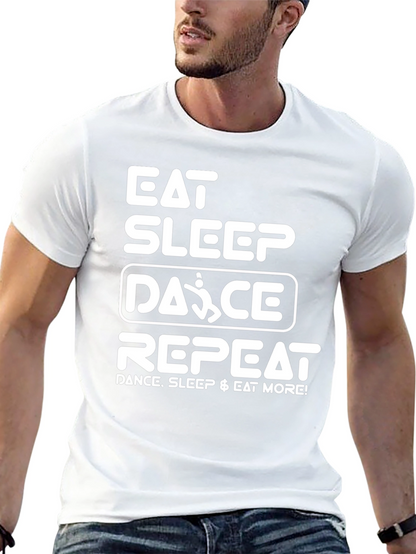 Camiseta Negra: Eat Sleep Dance Repeat