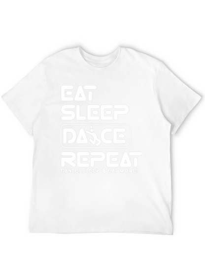 Camiseta Negra: Eat Sleep Dance Repeat