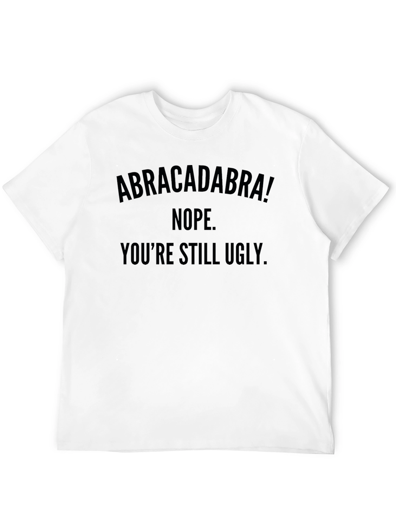 Camiseta Negra: ¡Abracadabra! Aún Feo