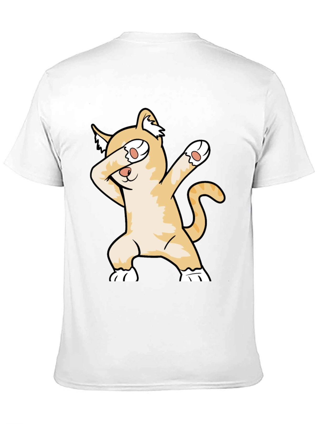 Camiseta Negra con Gato Dabbing