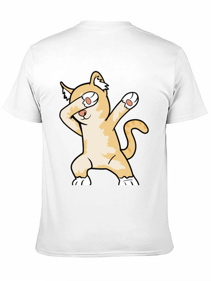 Camiseta Negra con Gato Dabbing