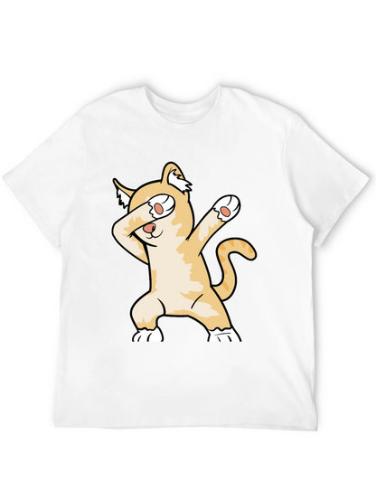 Camiseta Negra con Gato Dabbing