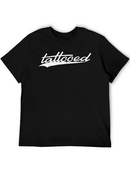 Camiseta Negra Hombre Tattooed Estilo Casual