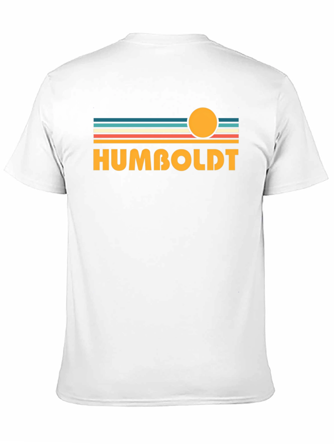 Camiseta Negra Humboldt Estilo Retro Sunset