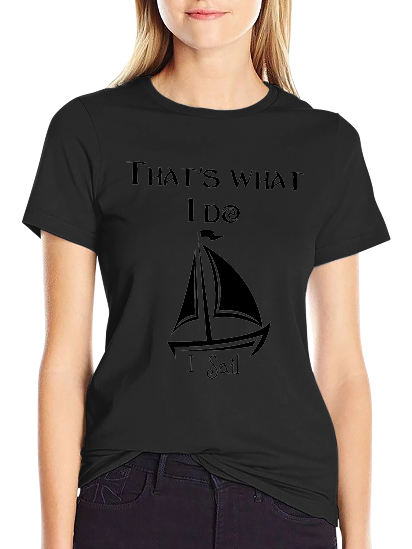 Camiseta Negra: Eso es lo que hago Navego